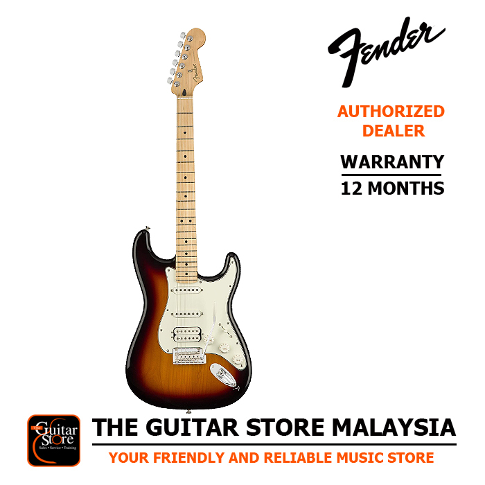 Fender　Maple　FB　The　Stratocaster　Electric　Player　Series　–　HSS　In　Sunburst　Guitar　Mexico)　Tone　(Made　Guitar　Store