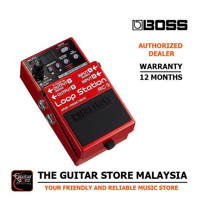 Boss　The　Guitar　Store　RC　Loop　Phrase　Station　Compact　Recorder