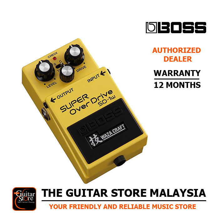 Boss SD 1W Super Overdrive Waza Craft Special Edition