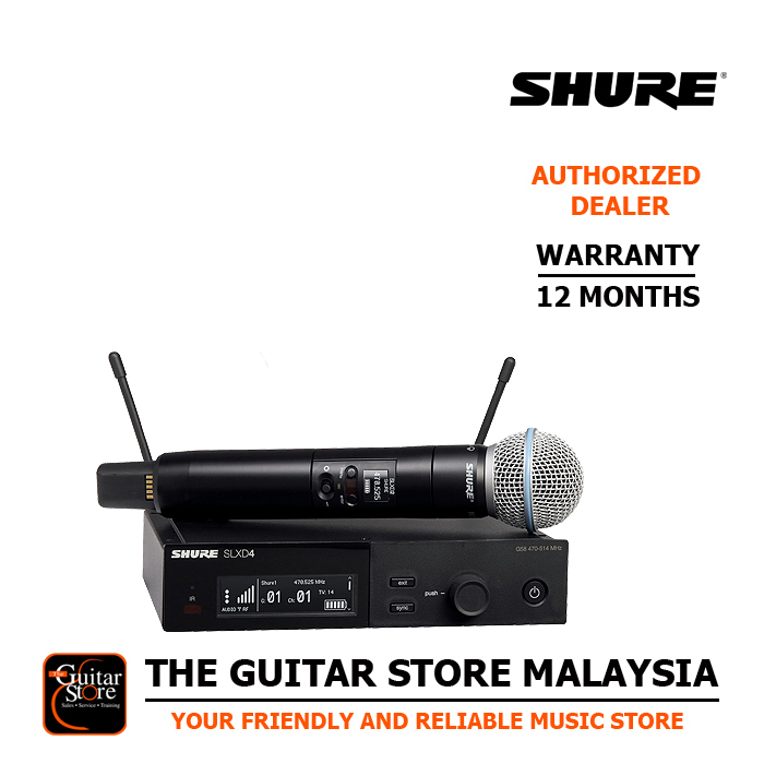 Shure SLXD24/B58 Digital Wireless Microphone System - The Guitar Store