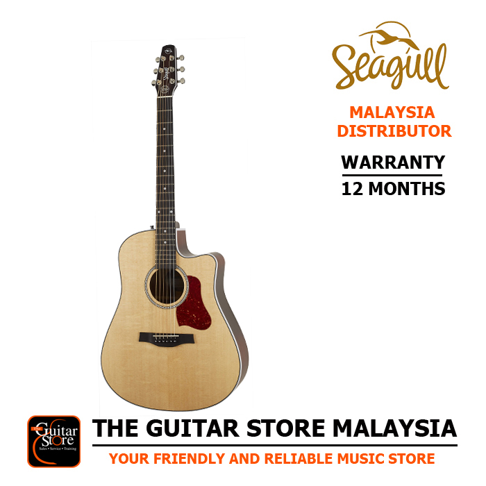 Seagull Maritime SWS CW GT QIT Full Solid Acoustic-Electric Guitar – Natural Satin (Made In Canada)