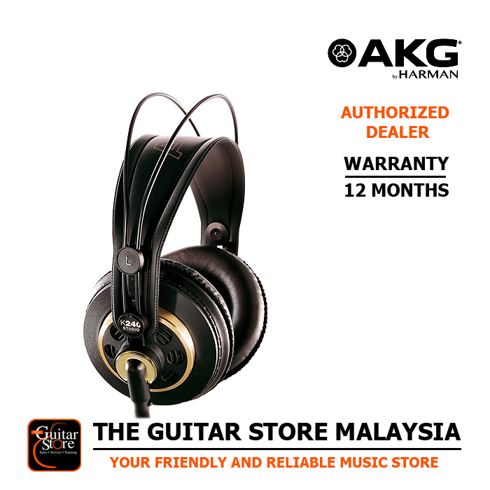 AKG K240 Studio Semi-Open Professional Headphones - The Guitar Store