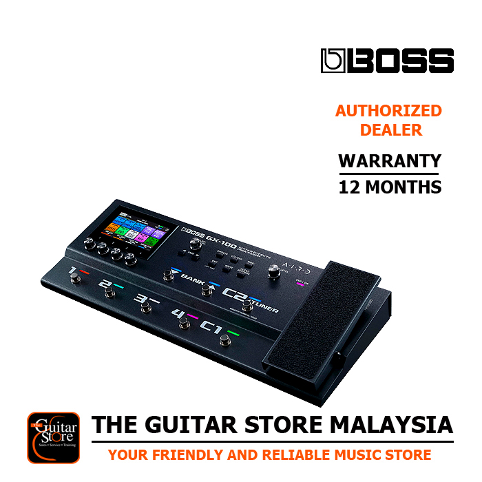 Boss Gx 100 Guitar Multi Effects Pedal For Electric Guitar The Guitar Store