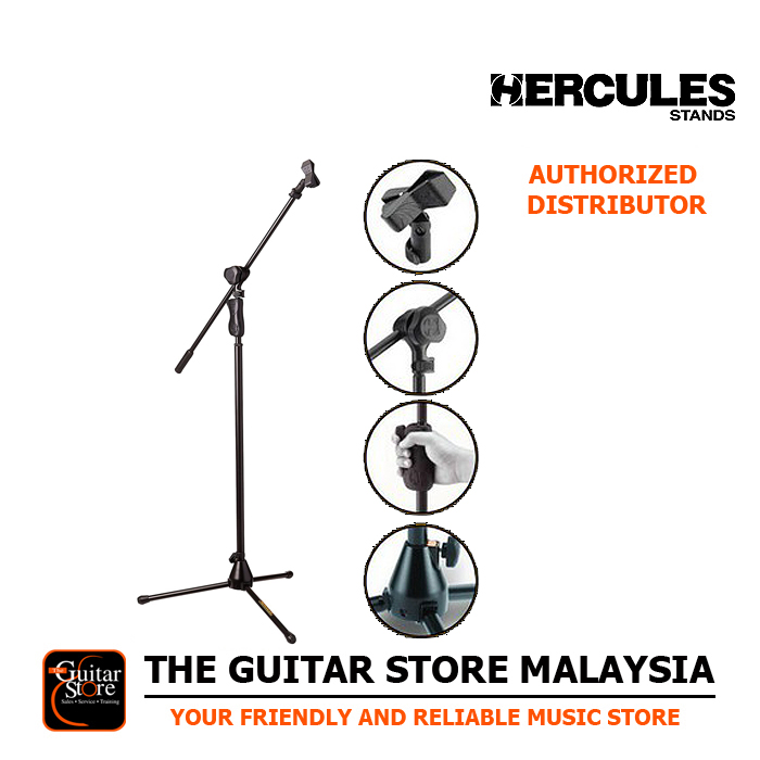Hercules MS632B EZ Grip Tripod Microphone Stand