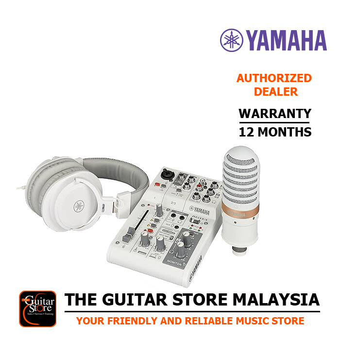 Yamaha AG03 MK2 Livestreaming Pack (White)