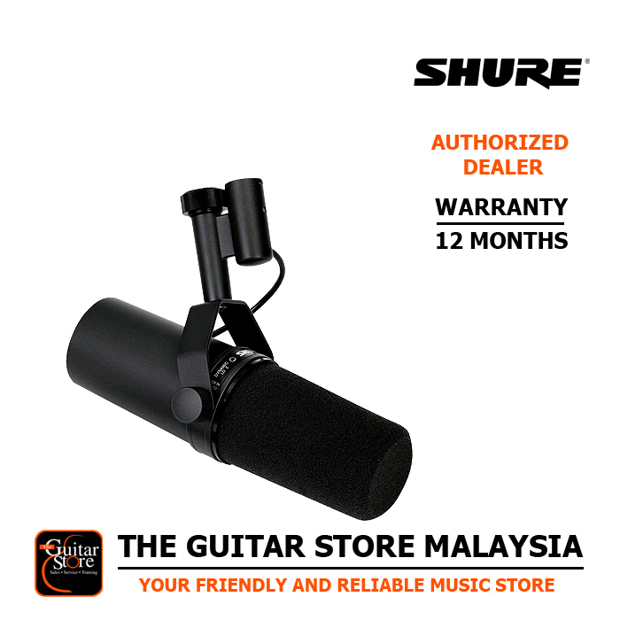 Shure SM7B Dynamic Vocal Microphone - The Guitar Store