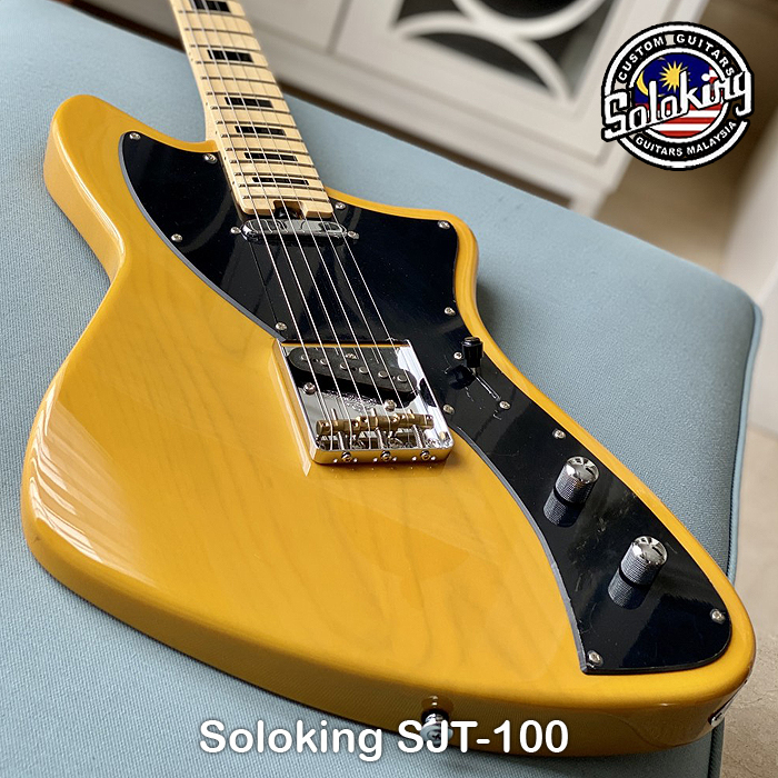 Soloking SJT-100 Meteora Electric Guitar – Butterscotch Blonde