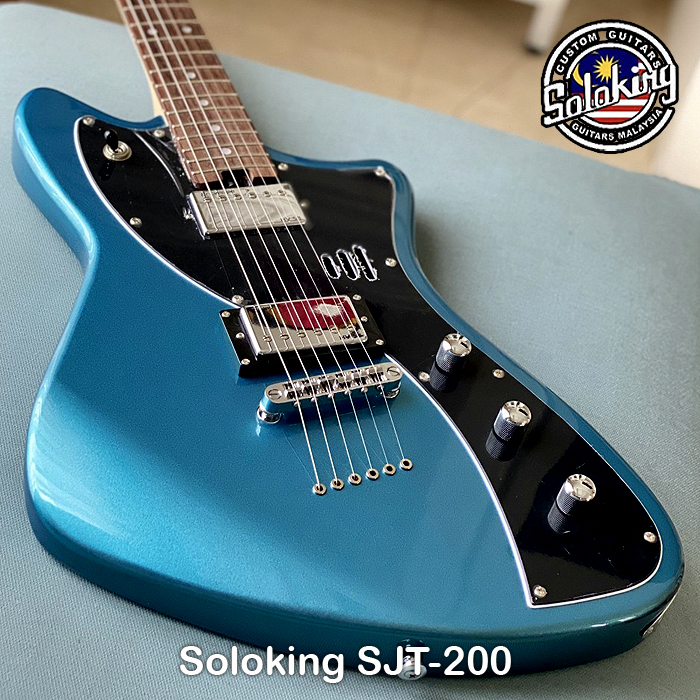 Soloking SJT-200 Meteora Electric Guitar – Lake Placid Blue