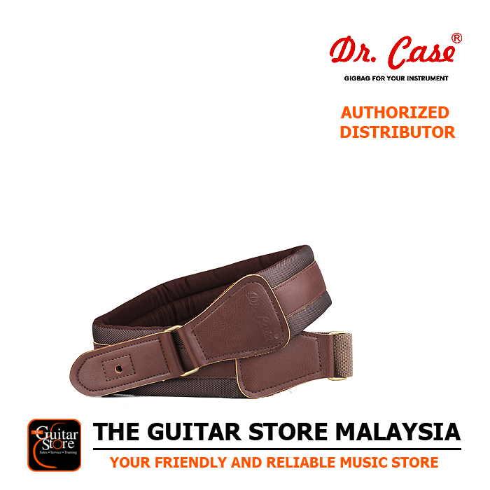 Dr. Case Padded Bass Strap (Brown)