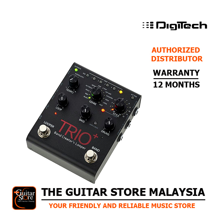 DigiTech Trio+ Band Creator and Looper Pedal - The Guitar Store