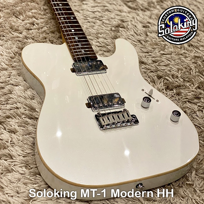 Soloking MT-1 Modern HH MKII in Pearl White Metallic