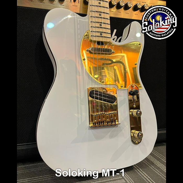Soloking MT-1 Electric Guitar – Olympic White