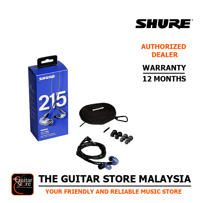 Shure SE215 Sound Isolating Earphones - Purple