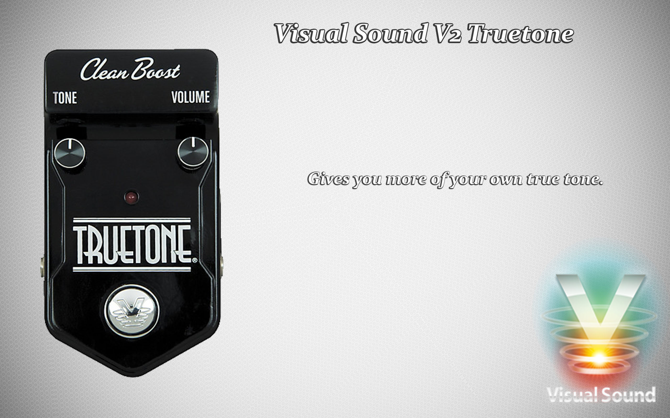 Visual Sound Truetone V2 Clean Booster Effect Pedal The Guitar Store